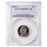 1983-S Jefferson Nickel PCGS Proof-69 DCAM
