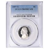 1997-S Jefferson Nickel PCGS Proof-69 DCAM