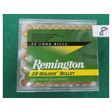One Hundred (100) .22LR Remington Golden Bullet