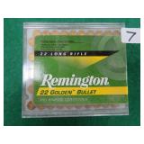 One Hundred (100) .22LR Remington Golden Bullet