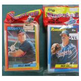 TWO (2) 1990 Topps Cello Hanger Packs