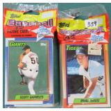 TWO (2) 1990 Topps Cello Hanger Packs
