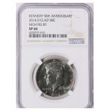 2014-D Kennedy Half Dollar NGC SP-66