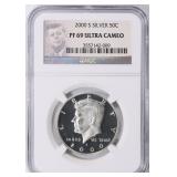 2000-S Kennedy Half Dollar Silver NGC Proof-69 UC
