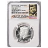 2014-S Kennedy Half $ Silver Enhanced ER NGC SP-70