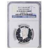 2011-S Kennedy Half SILVER ER NGC Proof-70 UC