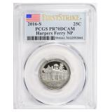 2016-S Quarter Harpers Ferry PCGS Proof-70 DCAM