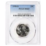 1998-D Washington Quarter PCGS MS-65