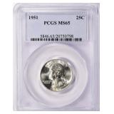 1951 Washington Quarter PCGS MS-65 ($16 Melt Value