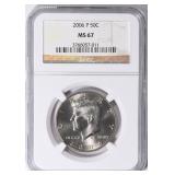 2006-P Kennedy Half Dollar NGC MS-67