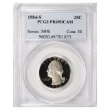 1984-S Washington Quarter PCGS Proof-69 DCAM