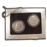 TWO (2) Silver Franklin Half Dollars, $55