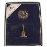 Hallmark American Spirit Coin and Figure Set