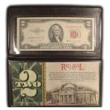 1953 Red Seal $2 U.S. Note