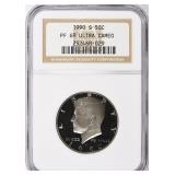 1990-S Kennedy Half Dollar NGC Proof-69 UC