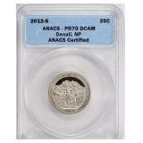 2012-S ATB Quarter Denali NP ANACS Proof-70 DCAM