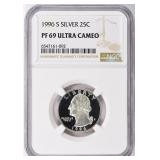 1996-S Washington Quarter SILVER NGC Proof-69 UC