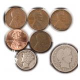 Clear Lake Coin Finds incl. Mercury Dime and