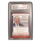 WCG Graded 10 Donald Trump Trading Card