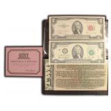 1953 & 2009 $2 U.S. Notes