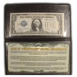 1928 $1 Funnyback Silver Certificate