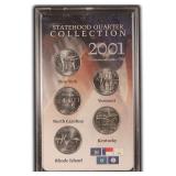 2001 State Quarter Display
