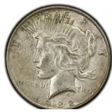 1922-D Peace Dollar Silver U.S. Denver Mint Coin