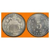 1883 Shield Nickel PCGS Proof-66+