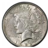 1922-P Peace Dollar Silver U.S. Philadelphia Mint