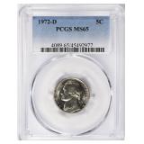 1972-D Jefferson Nickel PCGS MS-65