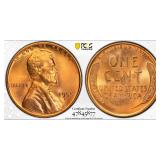 1955-S Lincoln Cent PCGS MS-65 RD