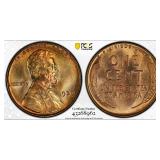 1939 Lincoln Cent PCGS MS-65 RD (Toned)