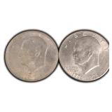 TWO (2) IKE Dollars