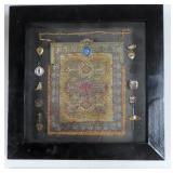 $16 Shadow Box with Vintage Beaded Purse