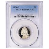 1984-S Jefferson Nickel PCGS Proof-69 DCAM