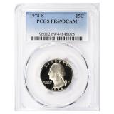 1978-S Washington Quarter PCGS Proof-69 DCAM