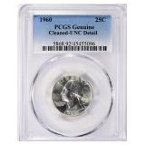 1960 Washington Quarter PCGS Genuine Unc Details