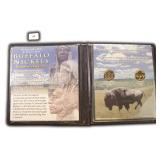 Gold Plated Buffalo Nickel Display