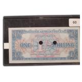 WW II British Armed Forces One Shilling