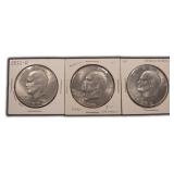 Three (3) IKE Dollars