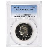 2001-S Kennedy Half Dollar PCGS Proof-69 DCAM