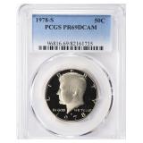 1978-S Kennedy Half Dollar PCGS Proof-69 DCAM