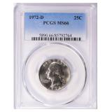 1972-D Washington Quarter PCGS MS-66