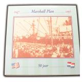 1997 Marshall Plan Coin and Display