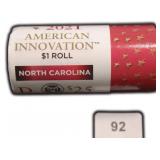 $25 Roll N. Carolina American Innovation
