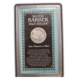 1915-S Silver Barber Half Dollar, $27.38 Melt