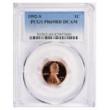 1992-S Lincoln Cent PCGS Proof-69 DCAM