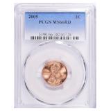 2005 Lincoln Cent PCGS MS-66 RD