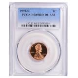 1999-S Lincoln Cent PCGS Proof-69 DCAM