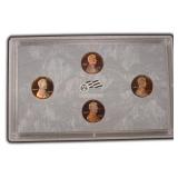 2009 Lincoln Proof One Cents Display